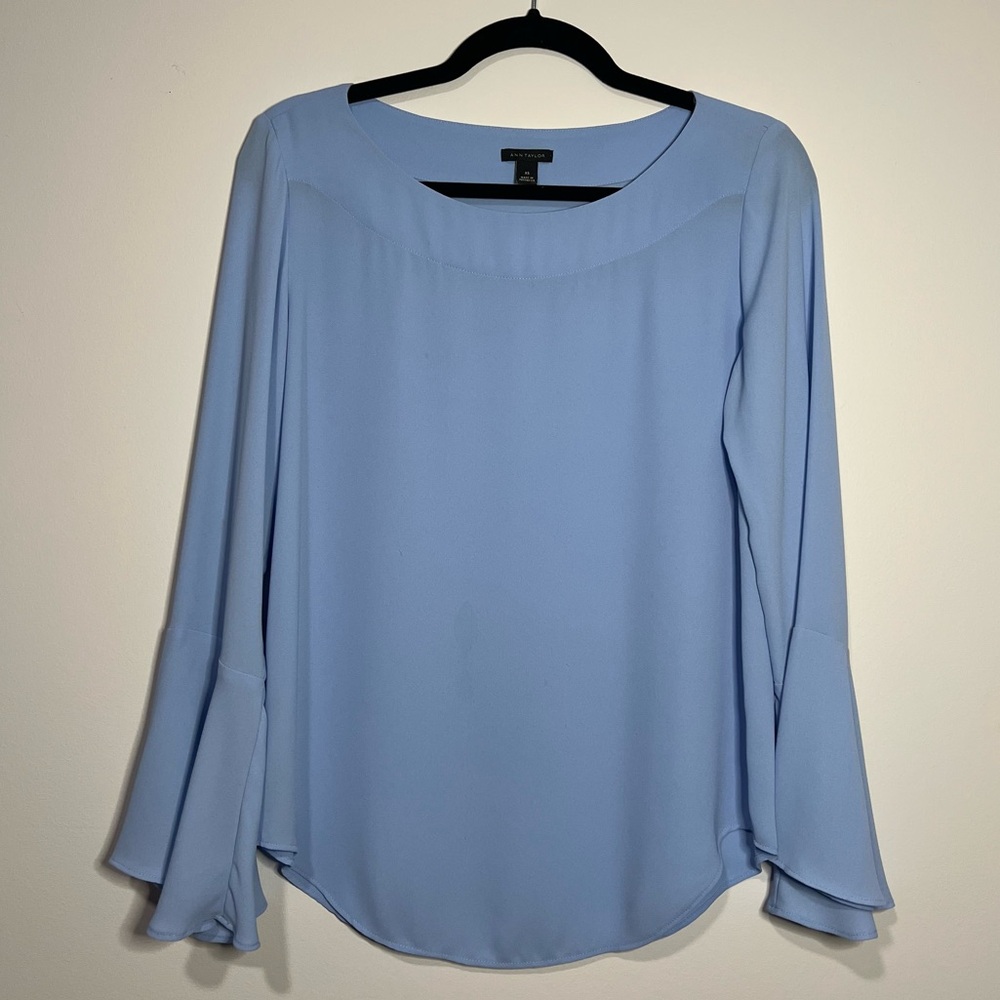 Ann Taylor Sky Blue Blouse